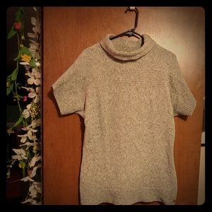 Size L Grey Colombia Short Sleeved Turtleneck